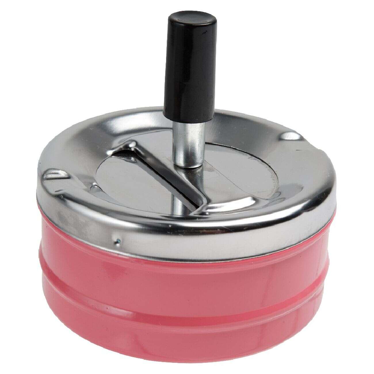 Cendrier poussoir rotatif