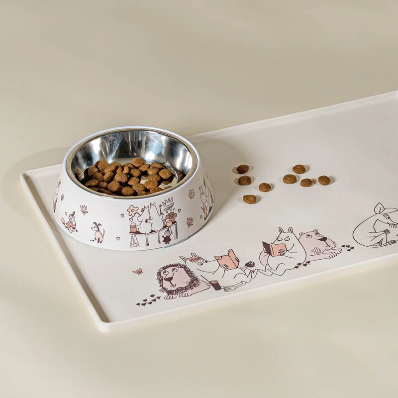 Moomin for Pets silikonmatte 48x30 cm beige
