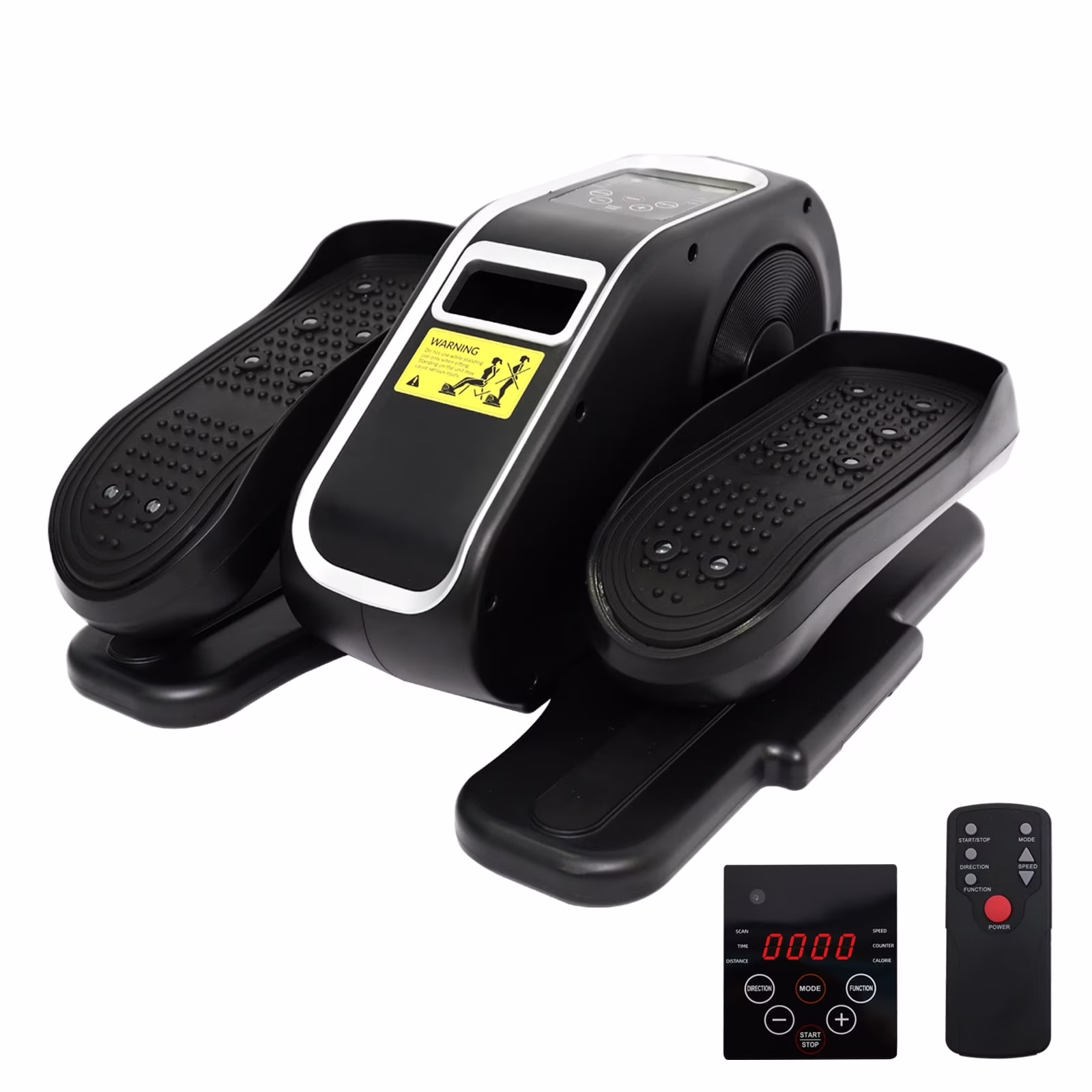 Under Desk Elliptical, Electric Seated Foot Leg Pedal Exerciser While Sitting for Seniors(Type-A Black) - Image 7
