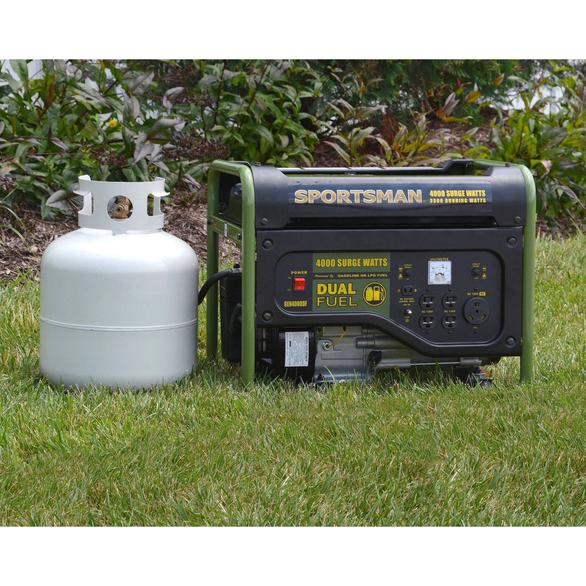 Restored Sportsman 3500W Dual Fuel Pull Cord Start Power Generator (Refurbished)