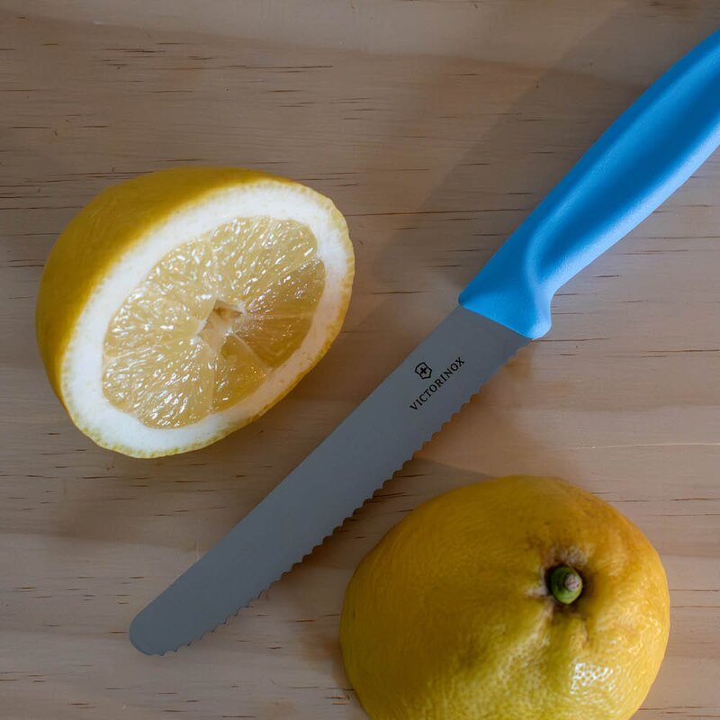 Swiss Classic tomatkniv 11 cm lys blå