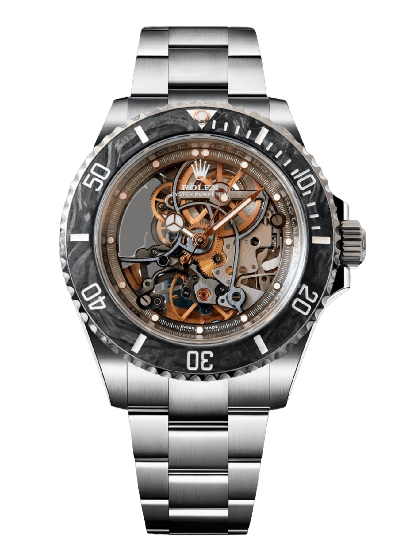 Rolex Submariner 114060 Skeleton Artisans de Geneve Andrea Pirlo Project 40mm