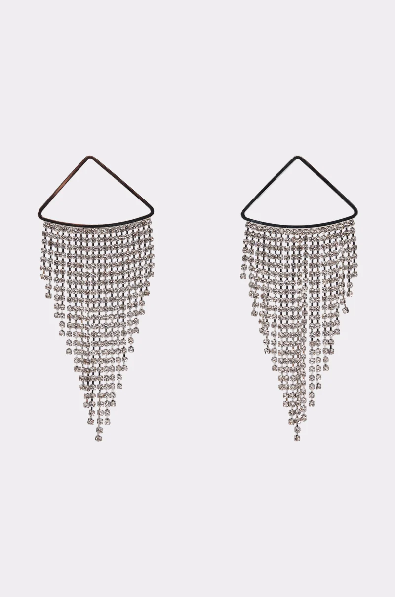 WE'RE GOING OUT EARRING IN SILVER - Akira Store