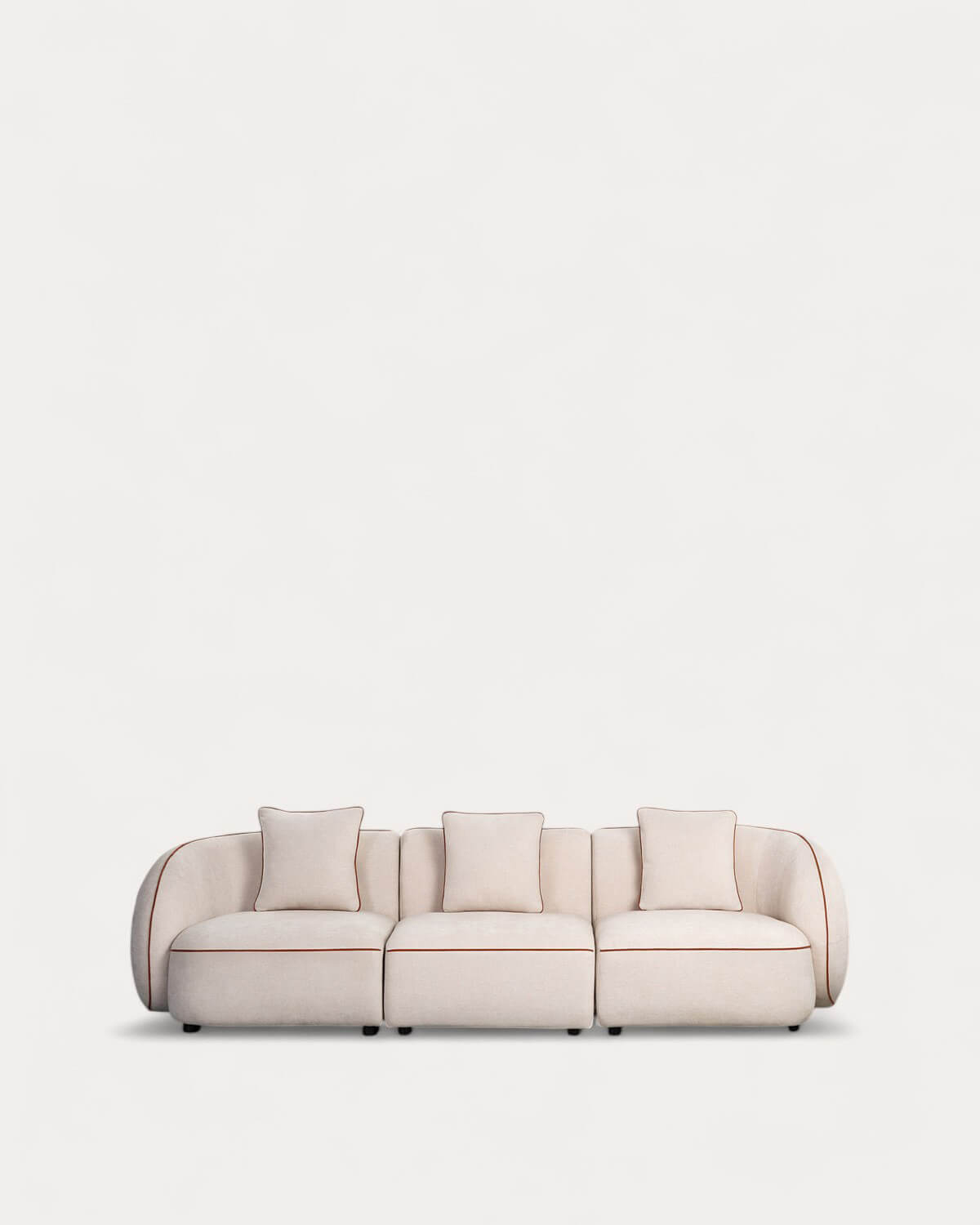 Ilham - Sofá Modular 3 Piezas con 2 Esquineros y Sillón de Tela Ilham