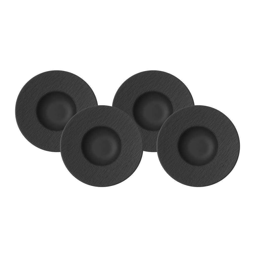Manufacture Pasta bowl - Black, 10.2 oz, Premium Porcelain