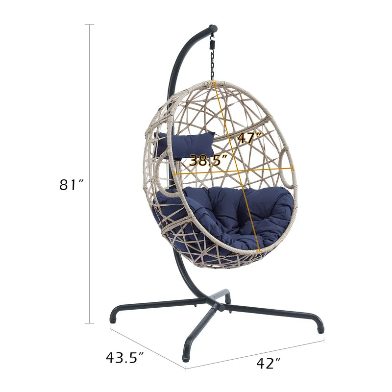 Fauteuil suspendu Faringham avec support