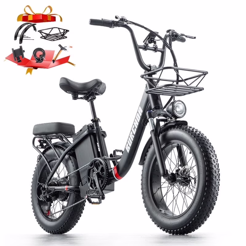 Electric Bike for Adults 20'', 800W UL2849 48V 32AH 110Miles Long Range Ebike up to 30mph Full Suspension E-mountain bike 4.0 Fat Tire Off-road, 2 Seats outdoor Dual Disc Brakes Electric bicycle(Blue) - Image 5