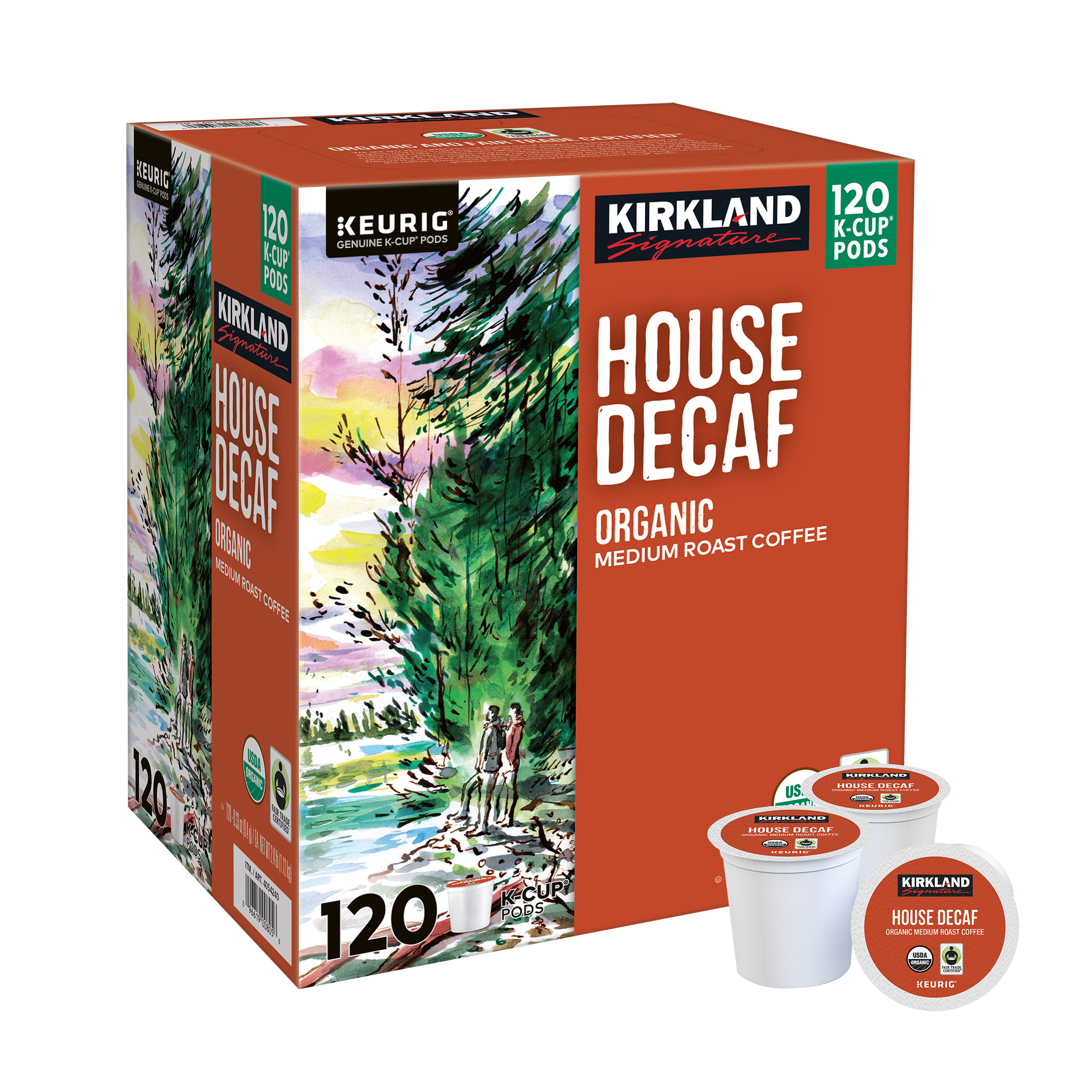 Coffee Organic House Decaf K-Cup Pod, 120-count - Image 3