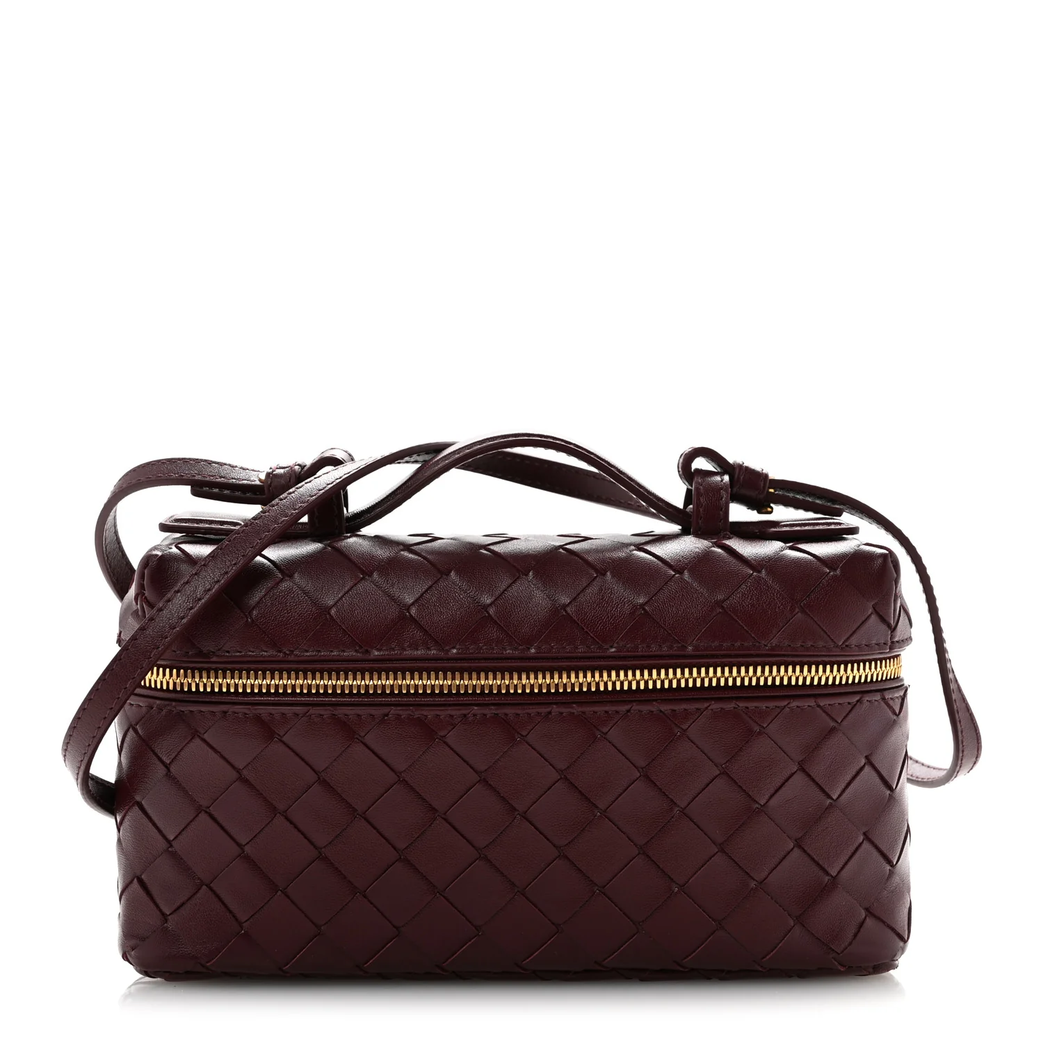 Nappa Intrecciato Bang Bang Vanity Case Barolo