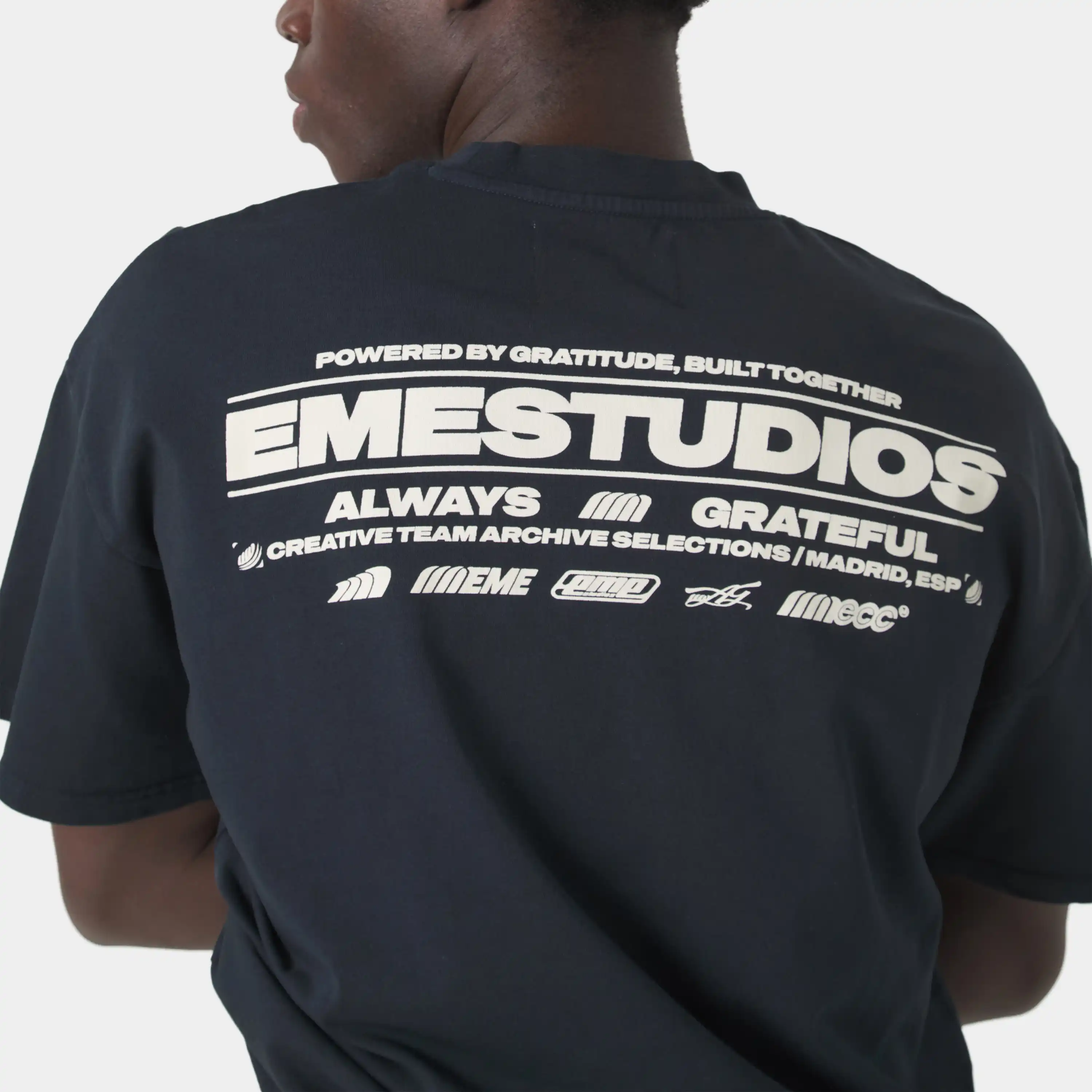 Powered Navy Oversized Tee
