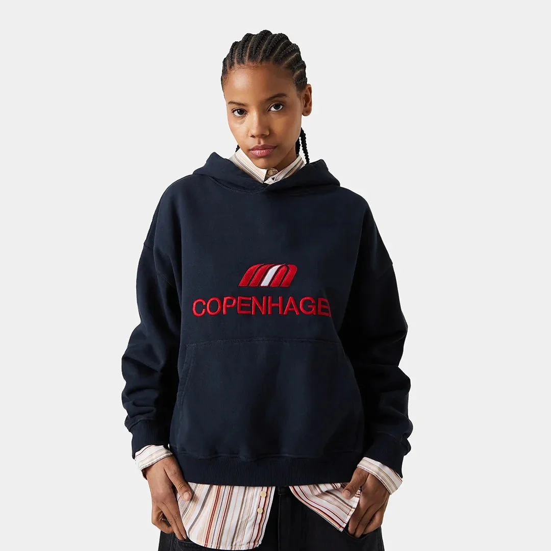 Flag CPH Navy Oversized Hoodie