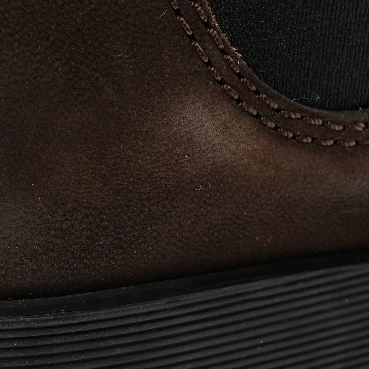 Suede Chelsea Boots 37.5 Dark Brown