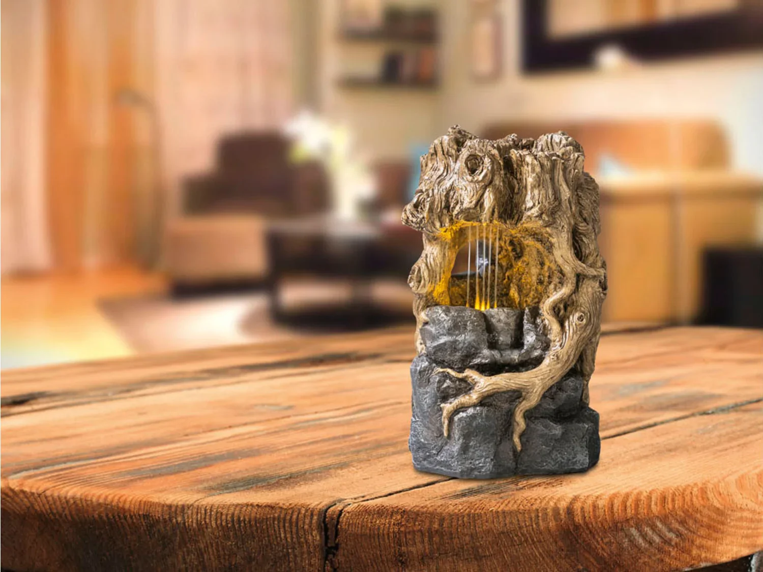 LIVARNO home Fontaine dintrieur avec clairage LED