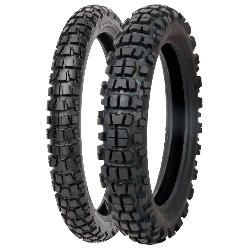 Tusk Waypoint Adventure Tire Set - 90/90-21 Front, 130/90-17 Rear