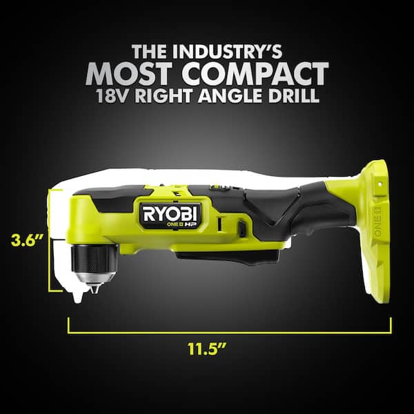 ONE+ HP 18V Brushless Cordless Compact 3/8 in Right Angle Drill (Tool Only) Image 7