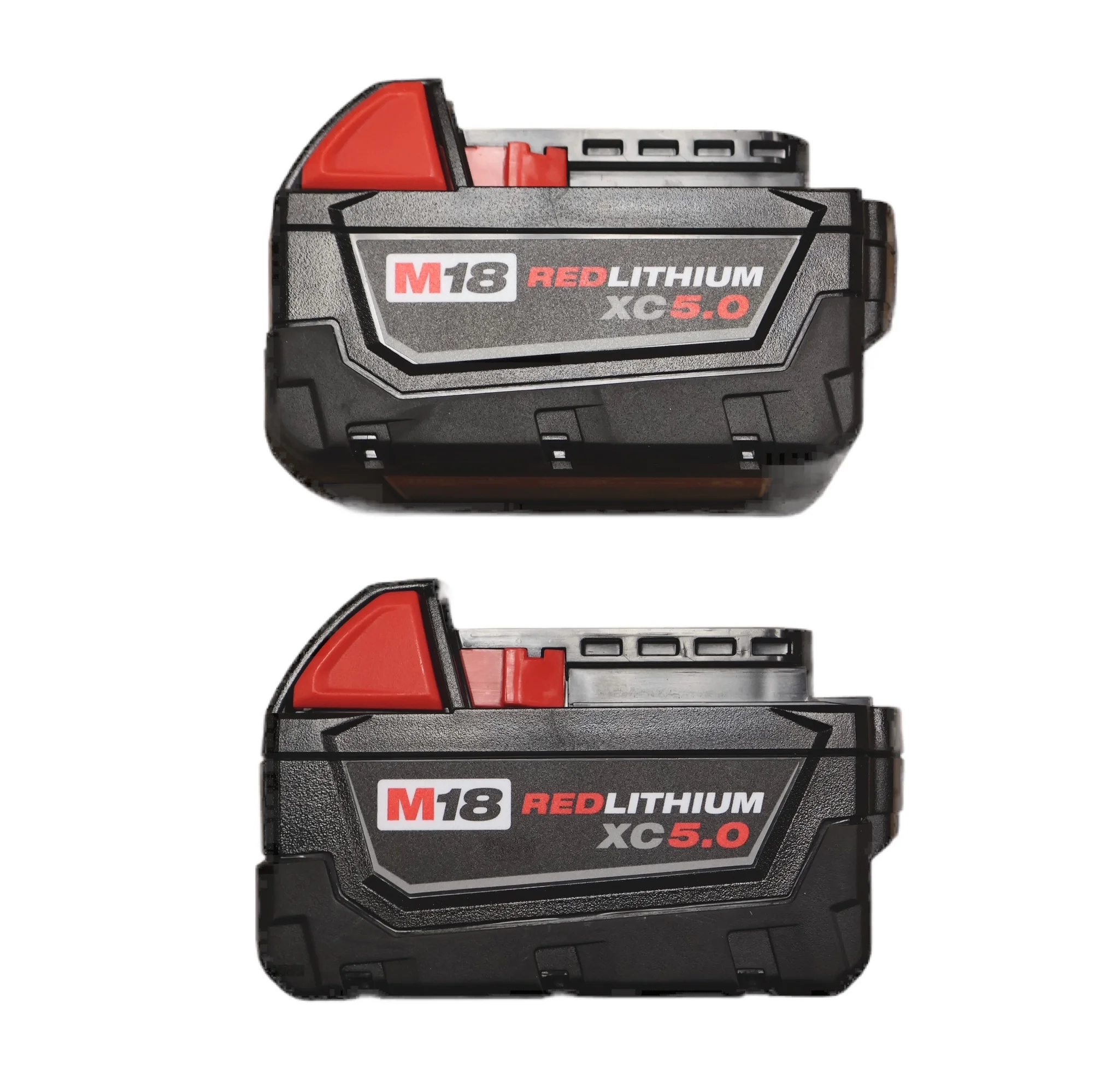 Milwaukee M18 REDLITHIUM XC5.0 Battery Starter Kit - (2) 5.0ah Batteries & M18/M12 Charger, 2.5X Runtime, REDLINK Intelligence, Cold Weather Performance (Model 48 - 59 - 1852B)