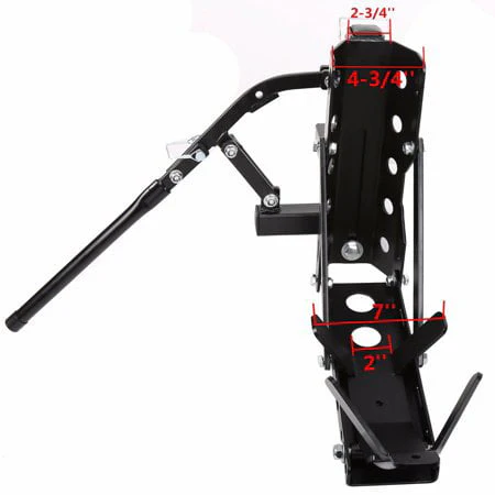 800lb Motorcycle Trailer Hitch Carrier Tow Dolly Hauler Mount Rack 2 " Heavy Duty Steel - Image 10