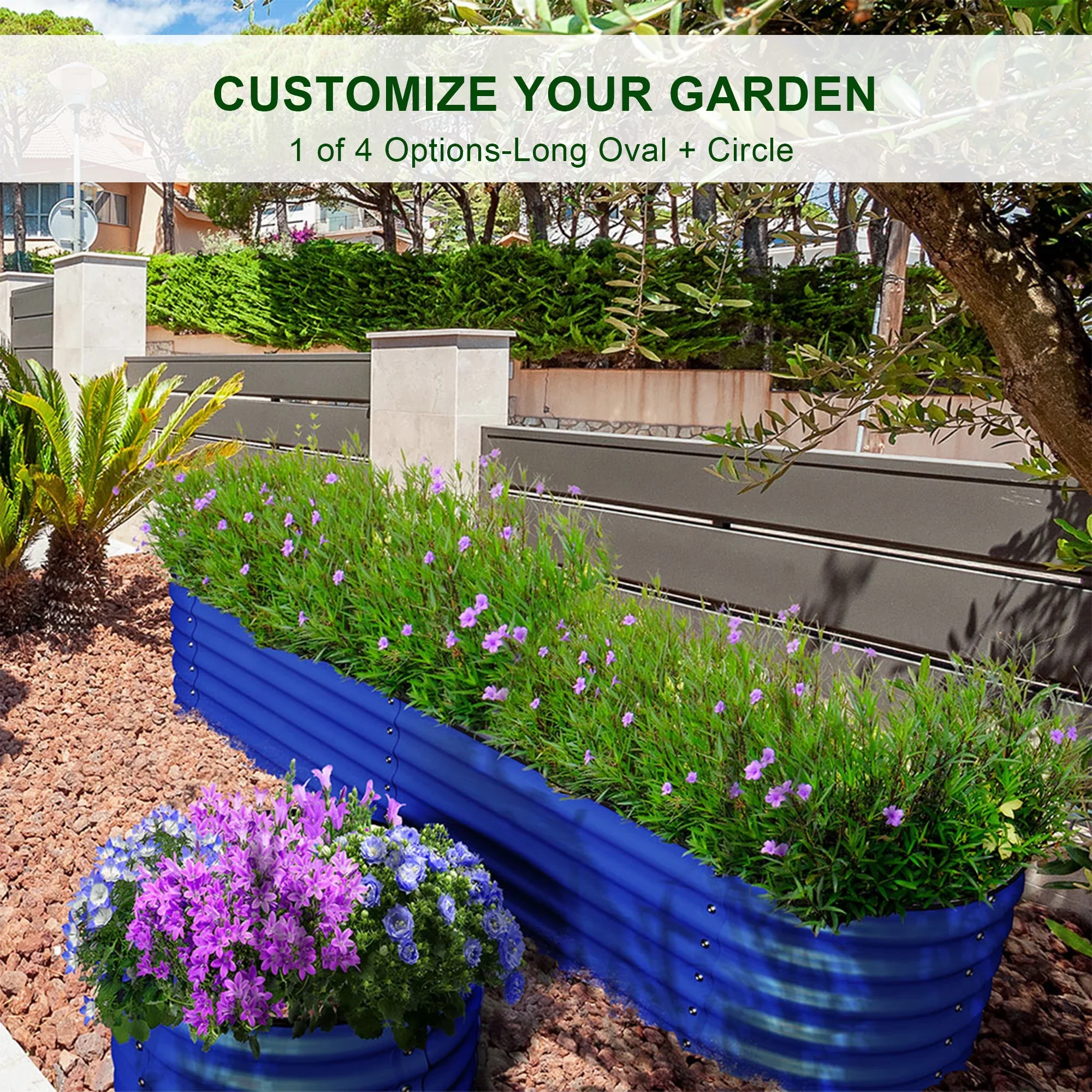 Olle 4-Style Modular Galvanized Raised Garden Beds [Build 1 of 4 Configurations]
