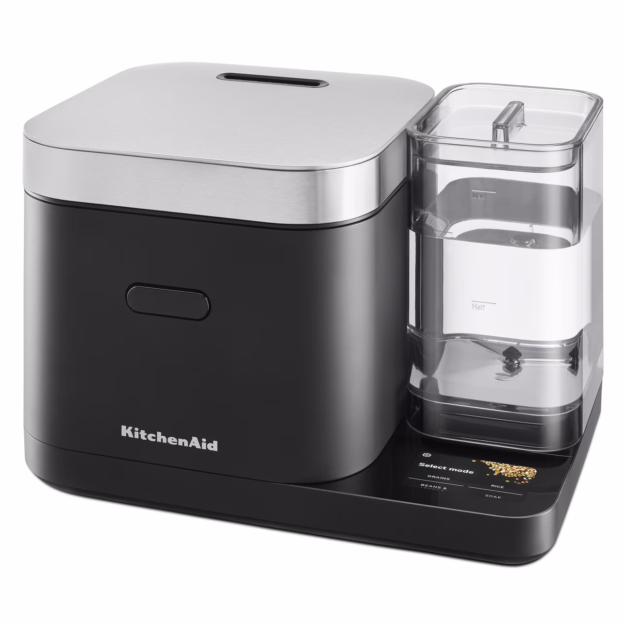 Kitchenaid Grain and Rice Cooker 8 Cup with Automatically Sensing Integrated Scale + Water Tank, KGC3155BM