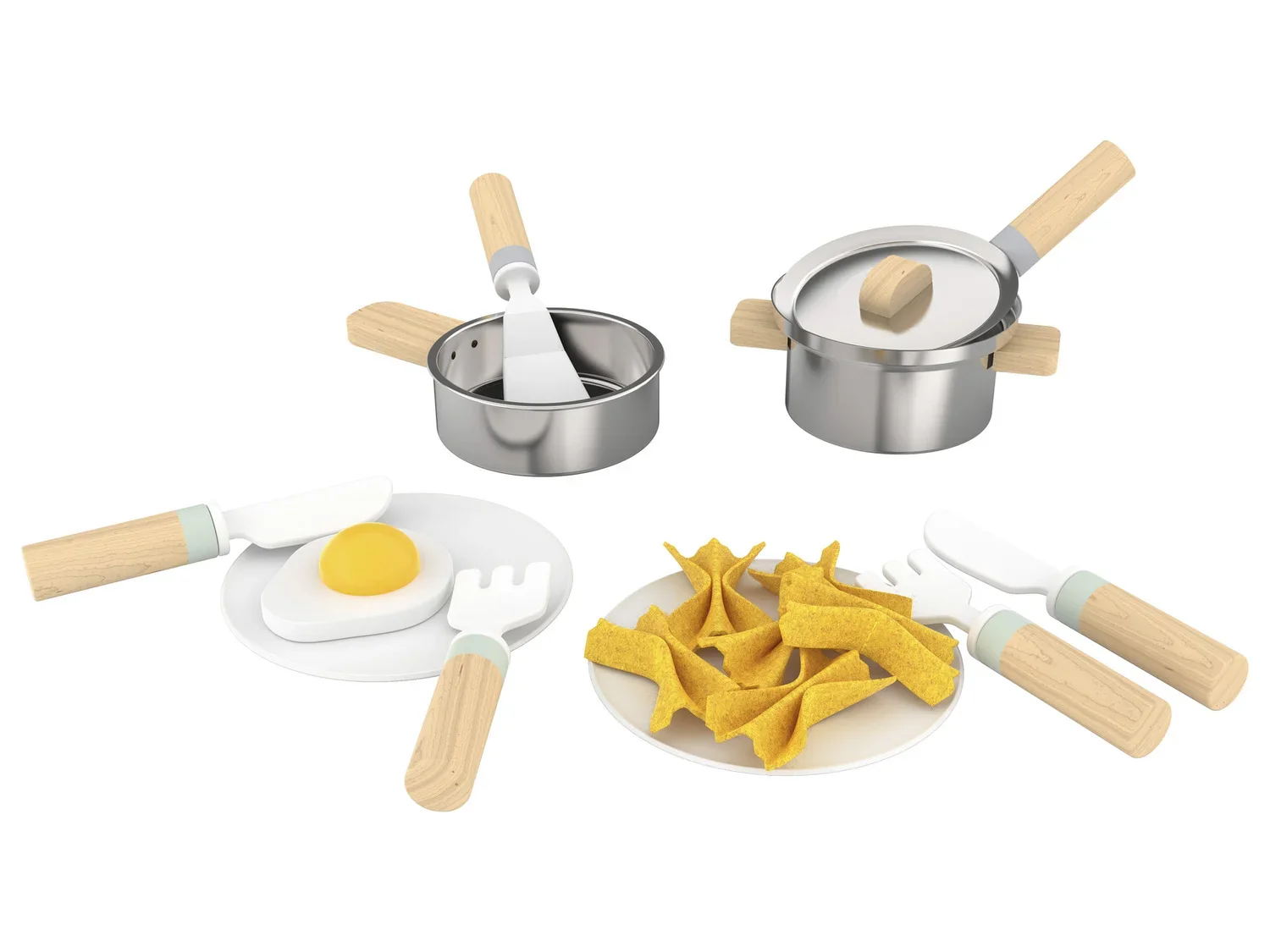 Playtive Set d'accessoires de cuisine en bois