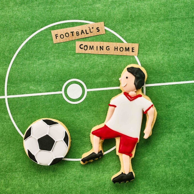 Cookie Cutters pepperkakeform fotball 6,5 cm rustfritt stål
