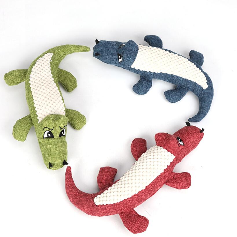 Chew Toy crocodile for Interactive Plush Dog Toy