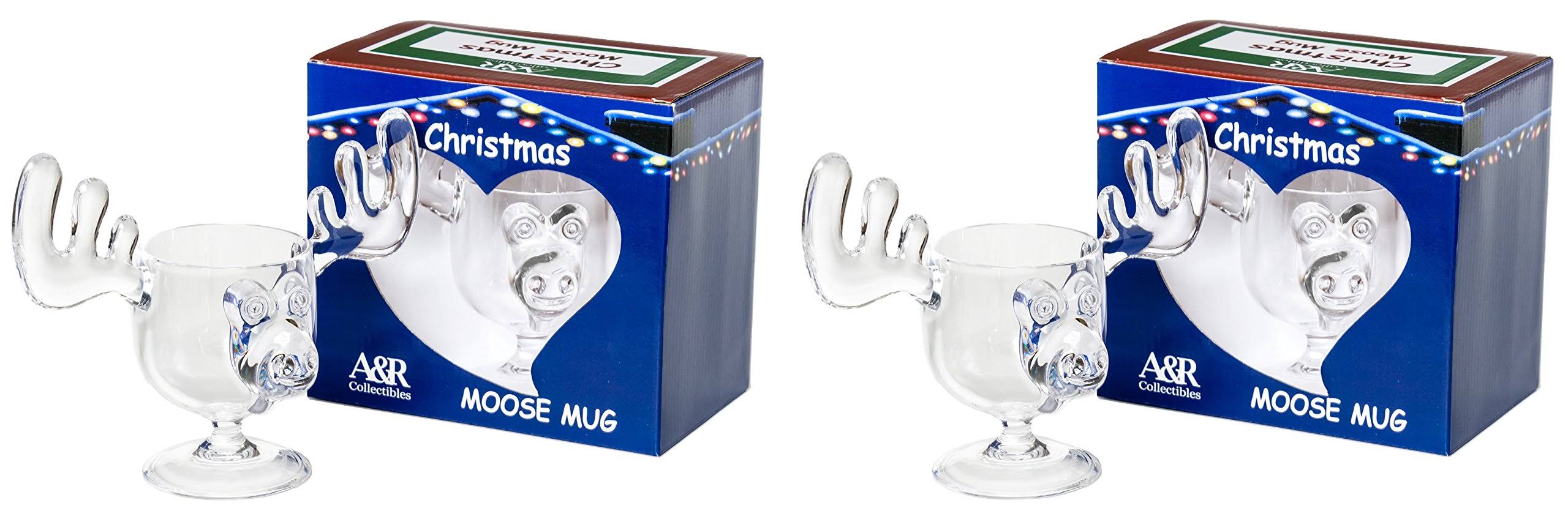 Christmas Eggnog Moose Mugs - Safer Than Glass