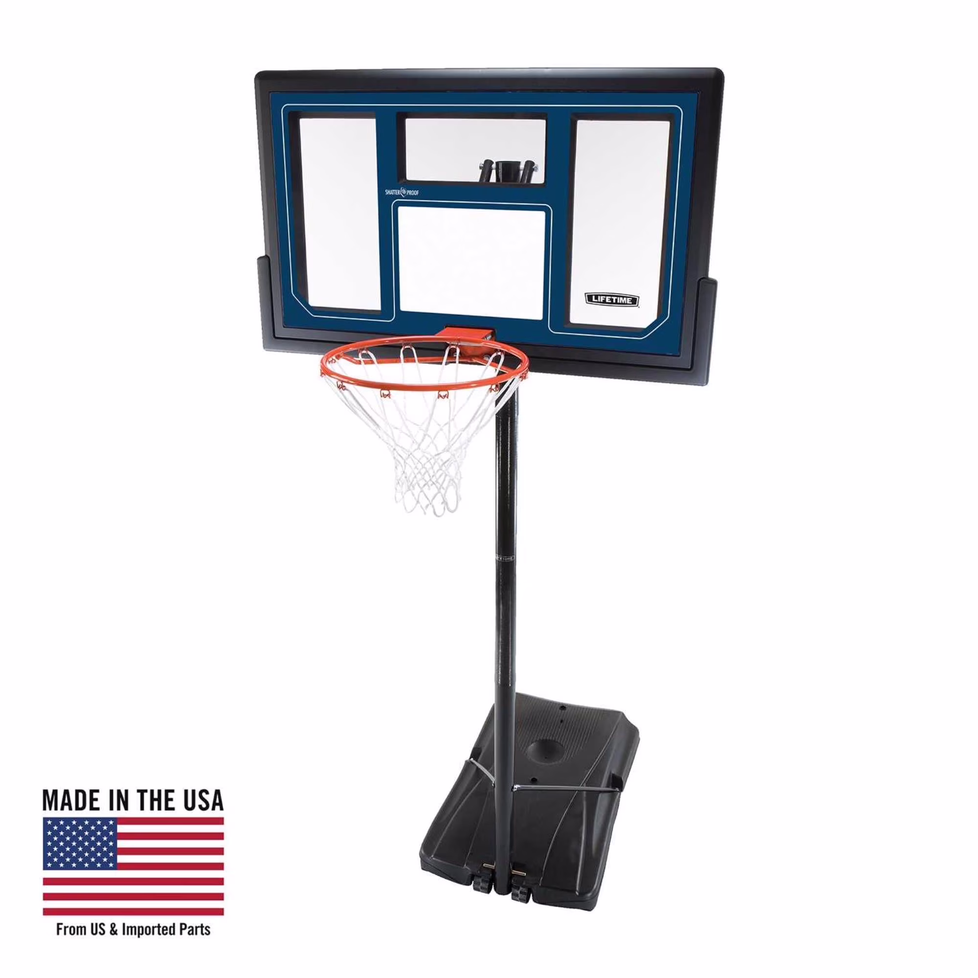 Lifetime 8' - 10' Portable Adjustable Height 50" Shatterproof Outdoor Basketball System (1529) Lifetime 8' - 10' Portable Adjustable Height 50" Shatterproof Outdoor Basketball System (1529)