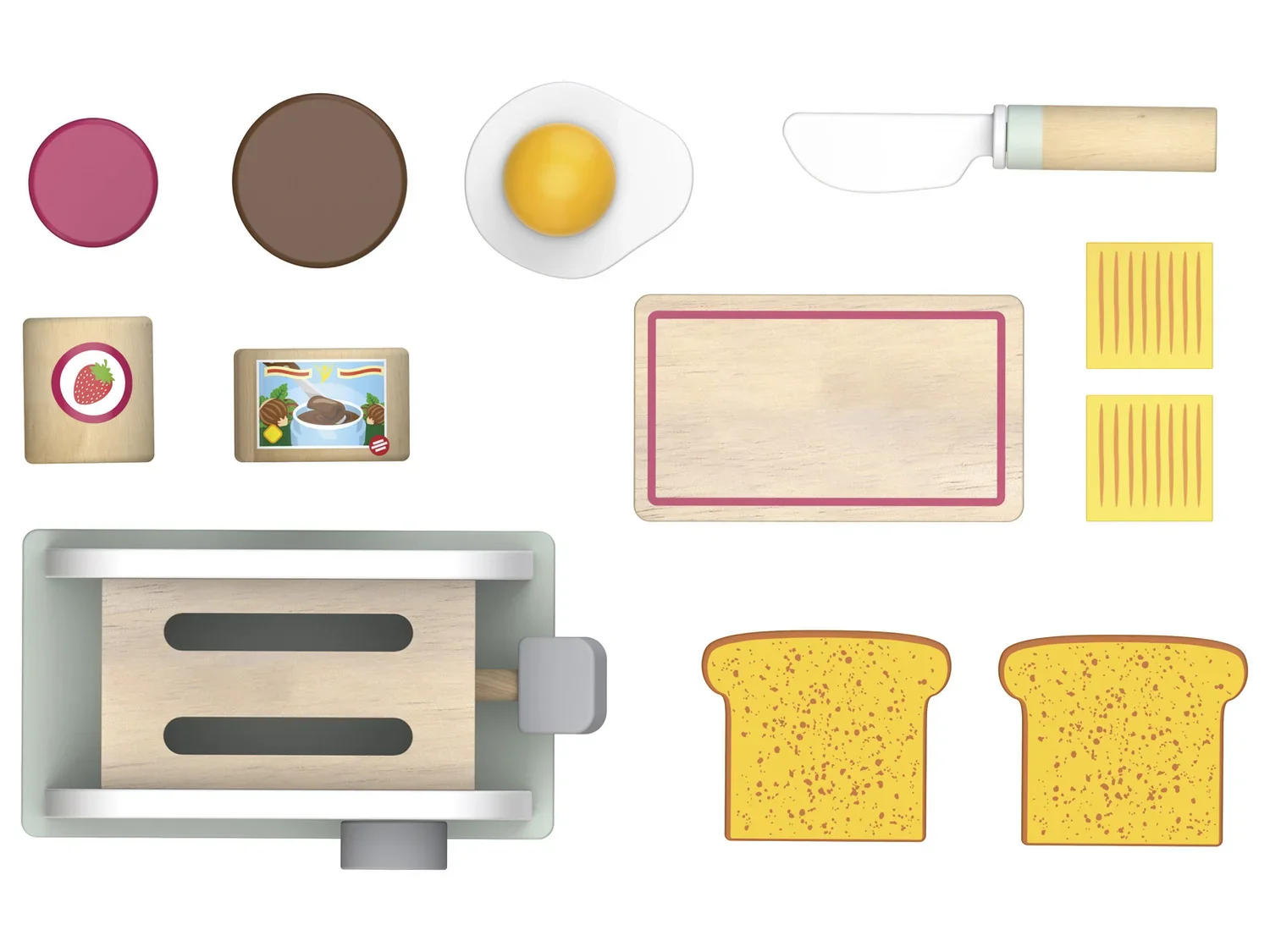 Playtive Set d'accessoires de cuisine en bois