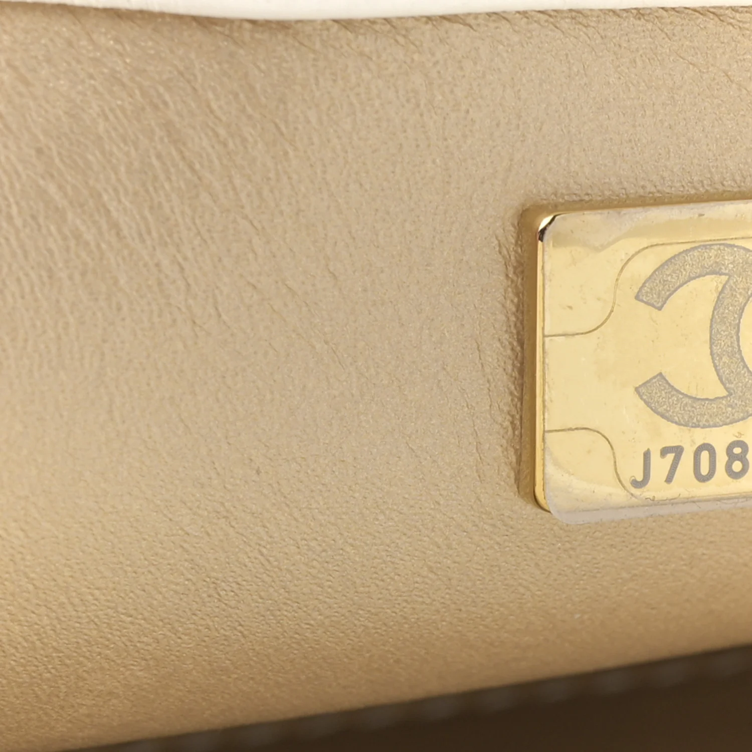 Shiny Lambskin Quilted Mini Flap White