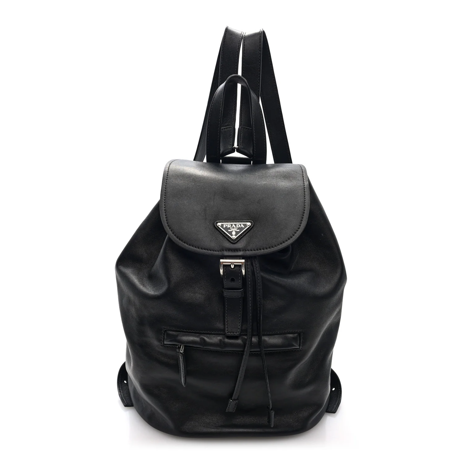 Calfskin Backpack Black