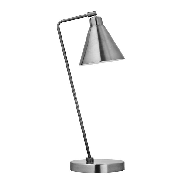 Game bordlampe 54x22 cm børstet sølvfinish