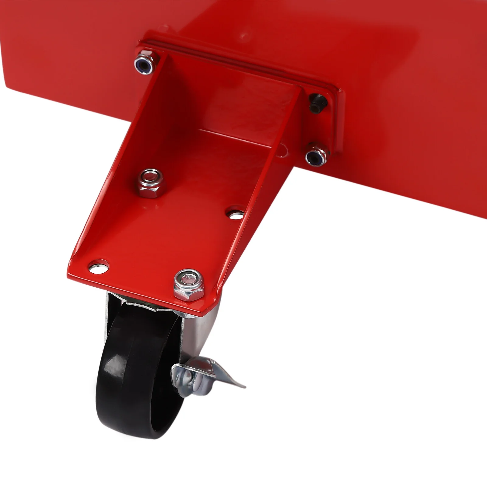 Low Profile Oil Drain Pan 20 Gallon Oil Drain Cart w/ 110W Manual Pump Hose - Image 10