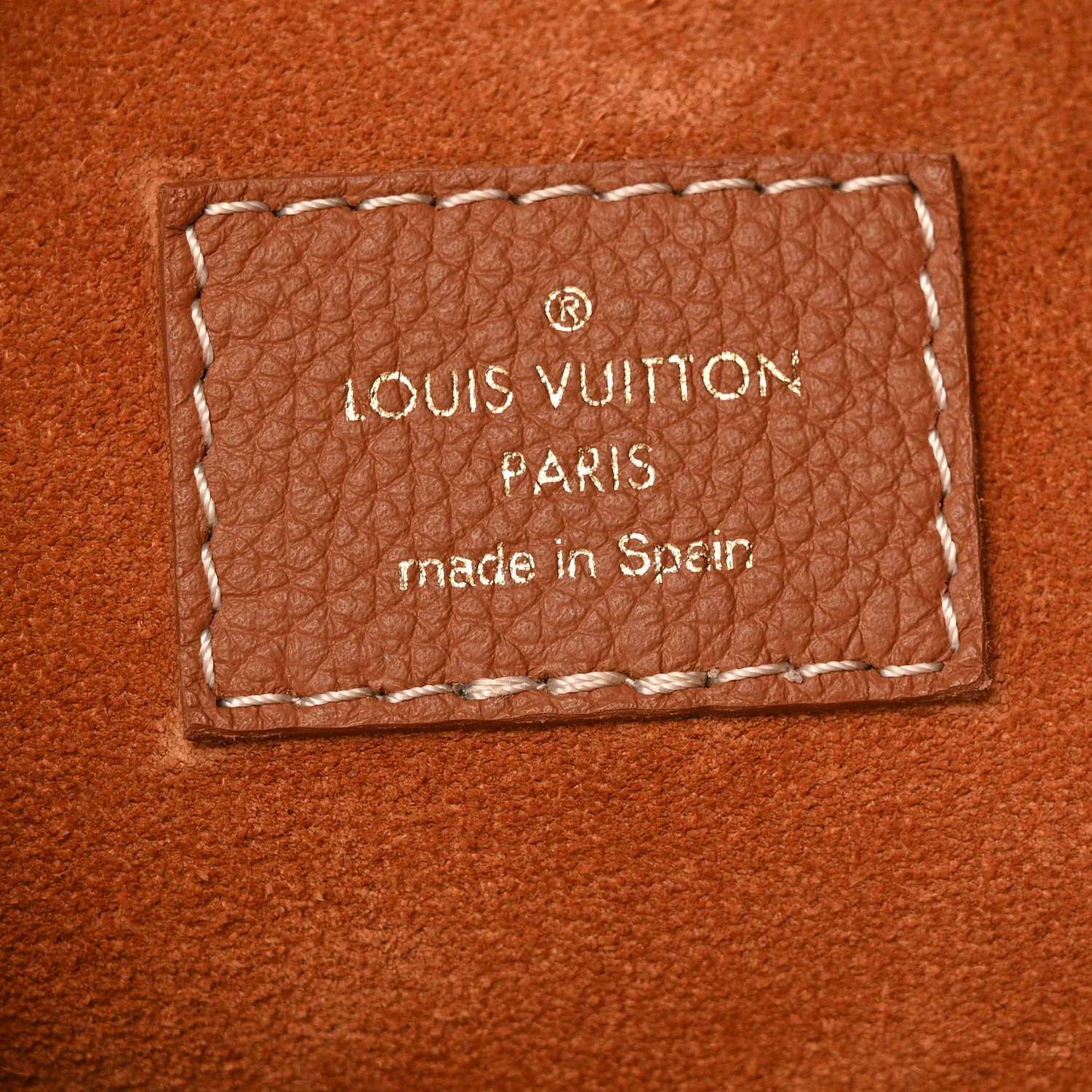 Grained Calfskin Low Key Hobo MM Cognac