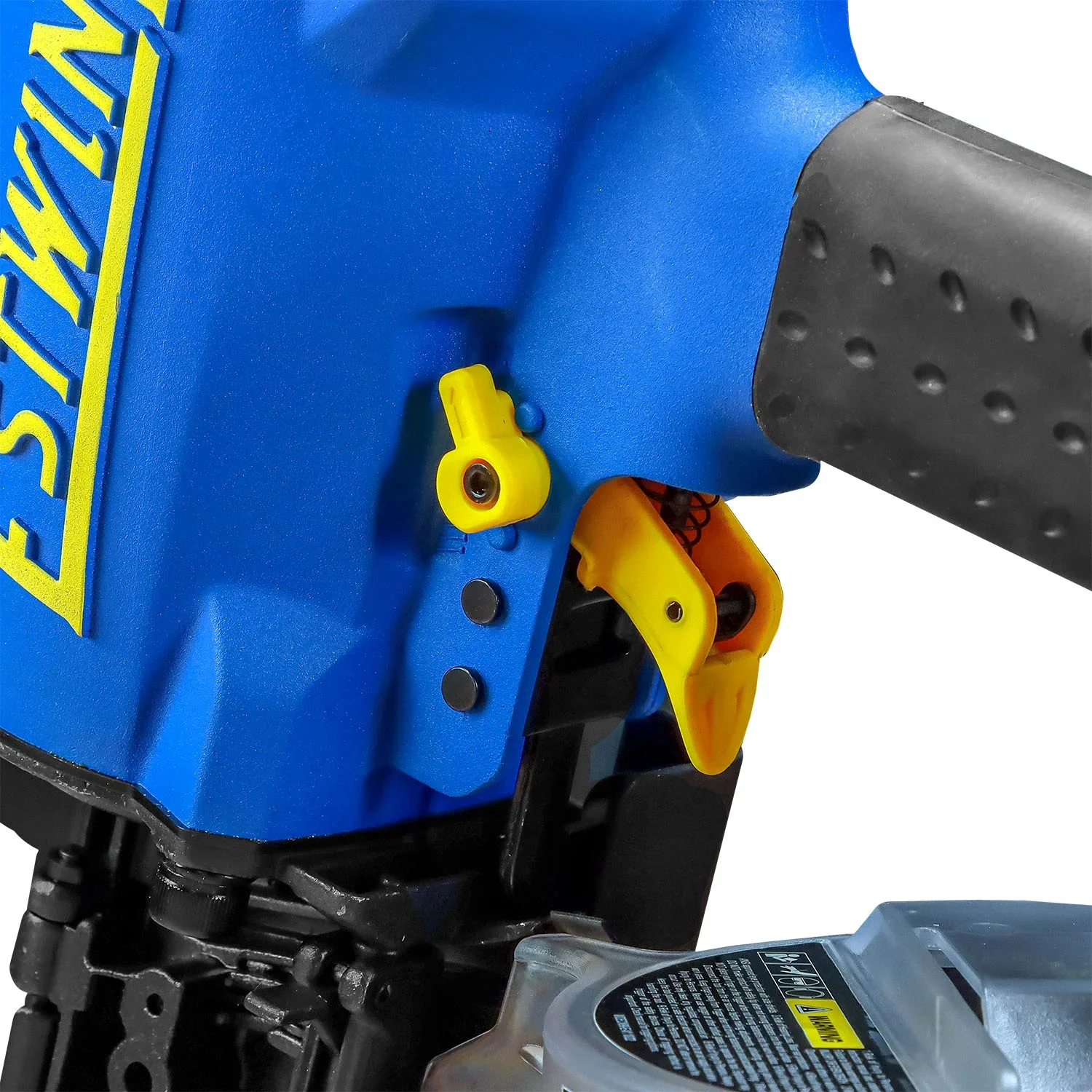 Estwing ECN90 Pneumatic 15 Degree 3-1/2 Coil Framing Nailer with 1/4 NPT Industrial Swivel Fitting and Bag
