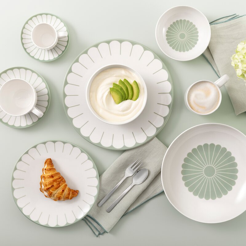 Fleur vert pastaskål 24 cm 62 cl grønn