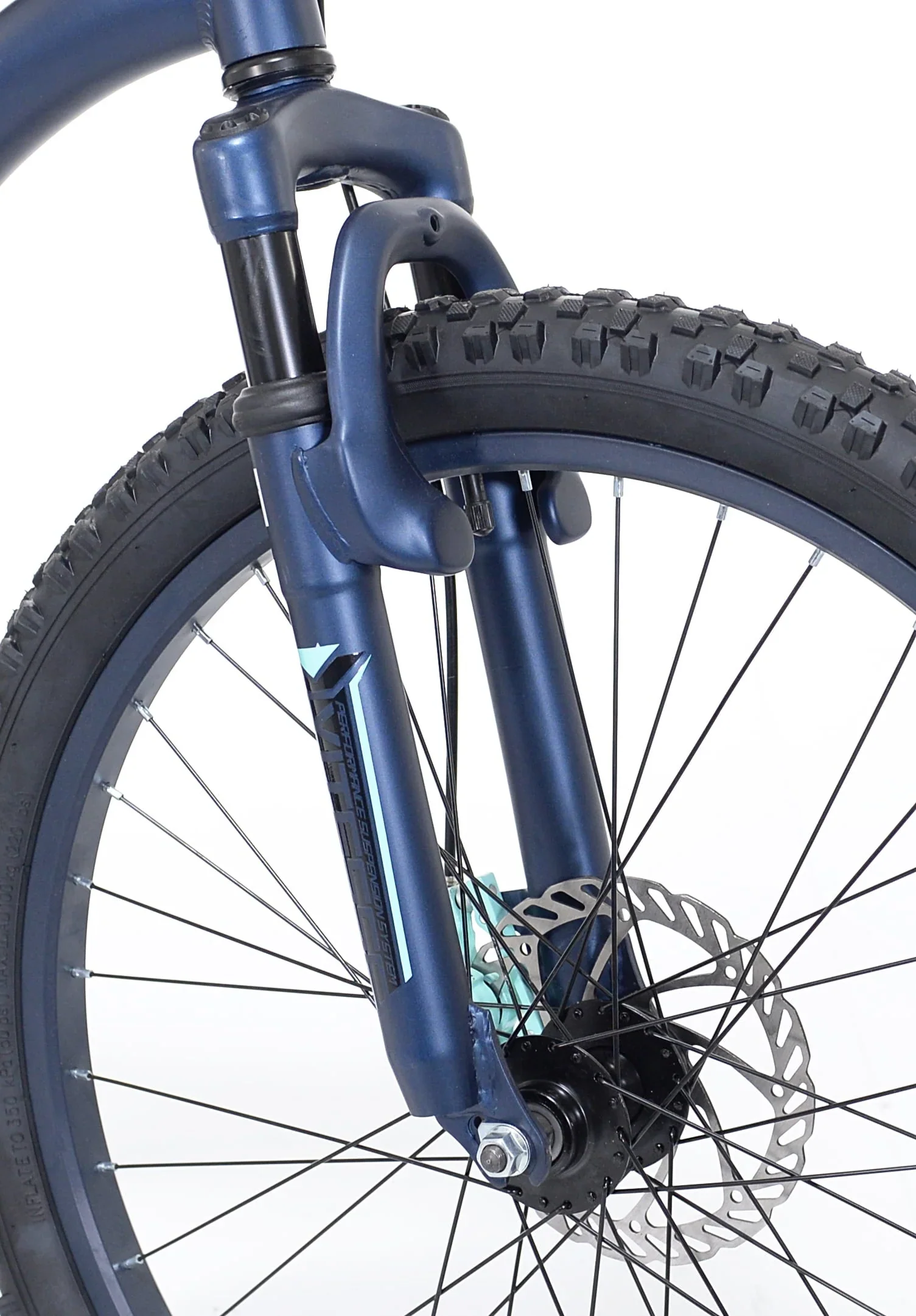 Genesis 24 Bella Vista Girl's Full Suspension Tween/Teen Mountain Bike, Blue