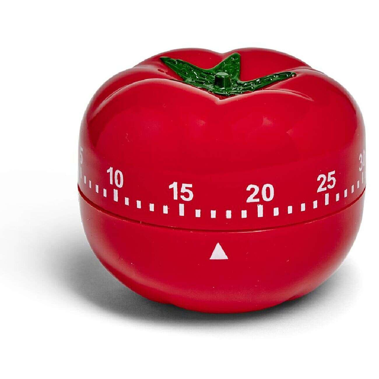 Minuteur forme tomate rouge Ø7xH6cm