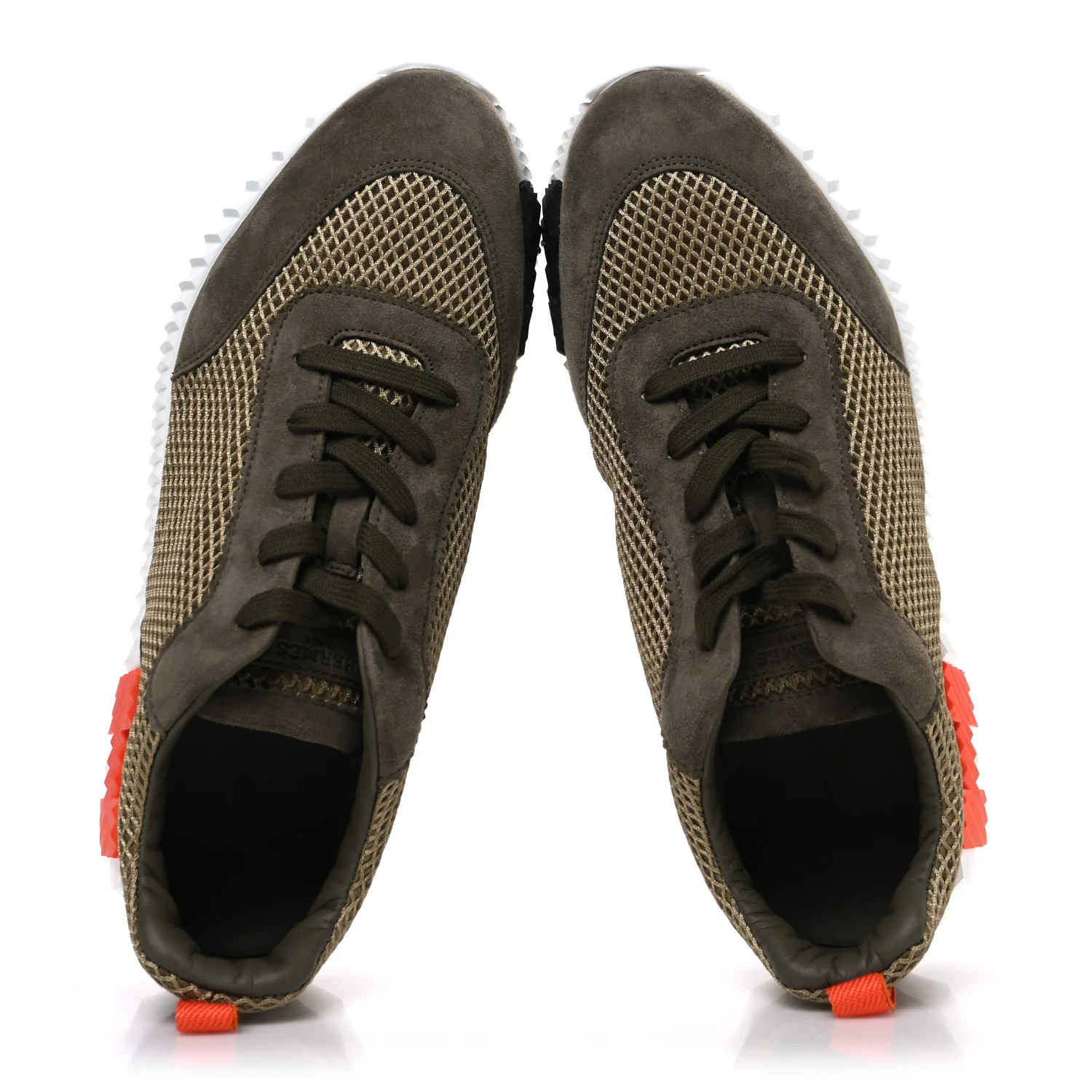 Air Mesh Suede Goatskin Mens Bouncing Sneakers 42 Vert Toundra