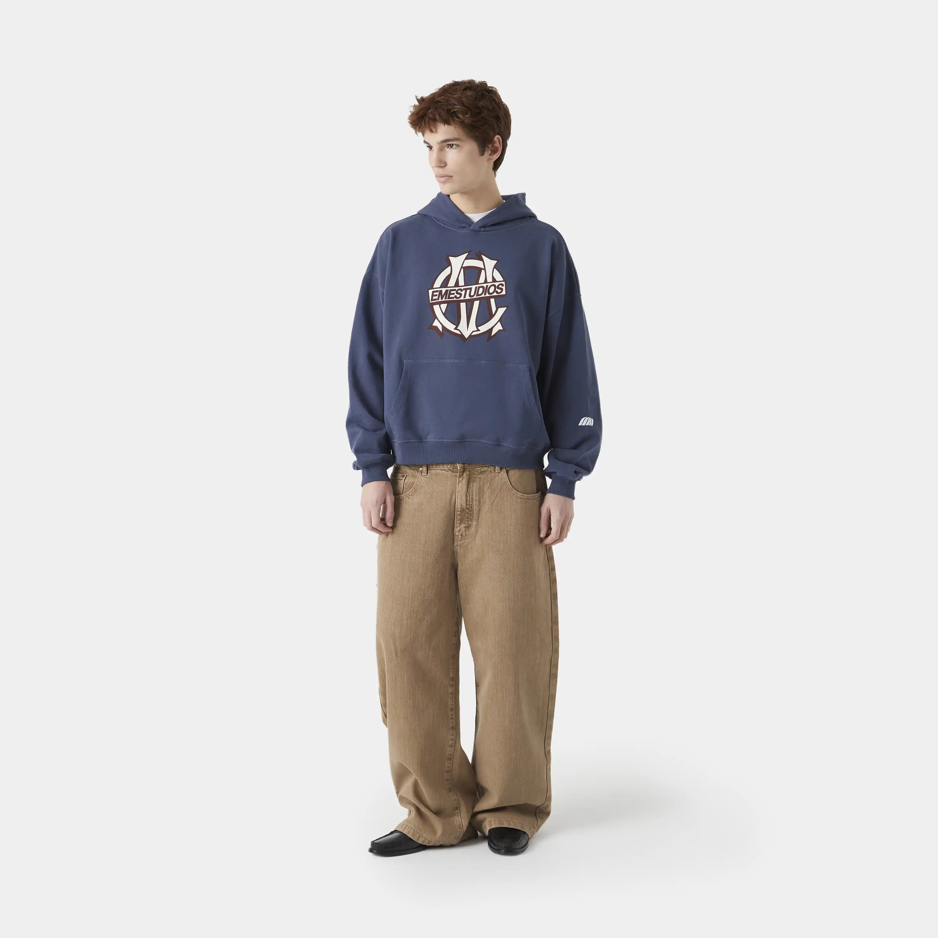 Le Panier Navy Oversized Hoodie