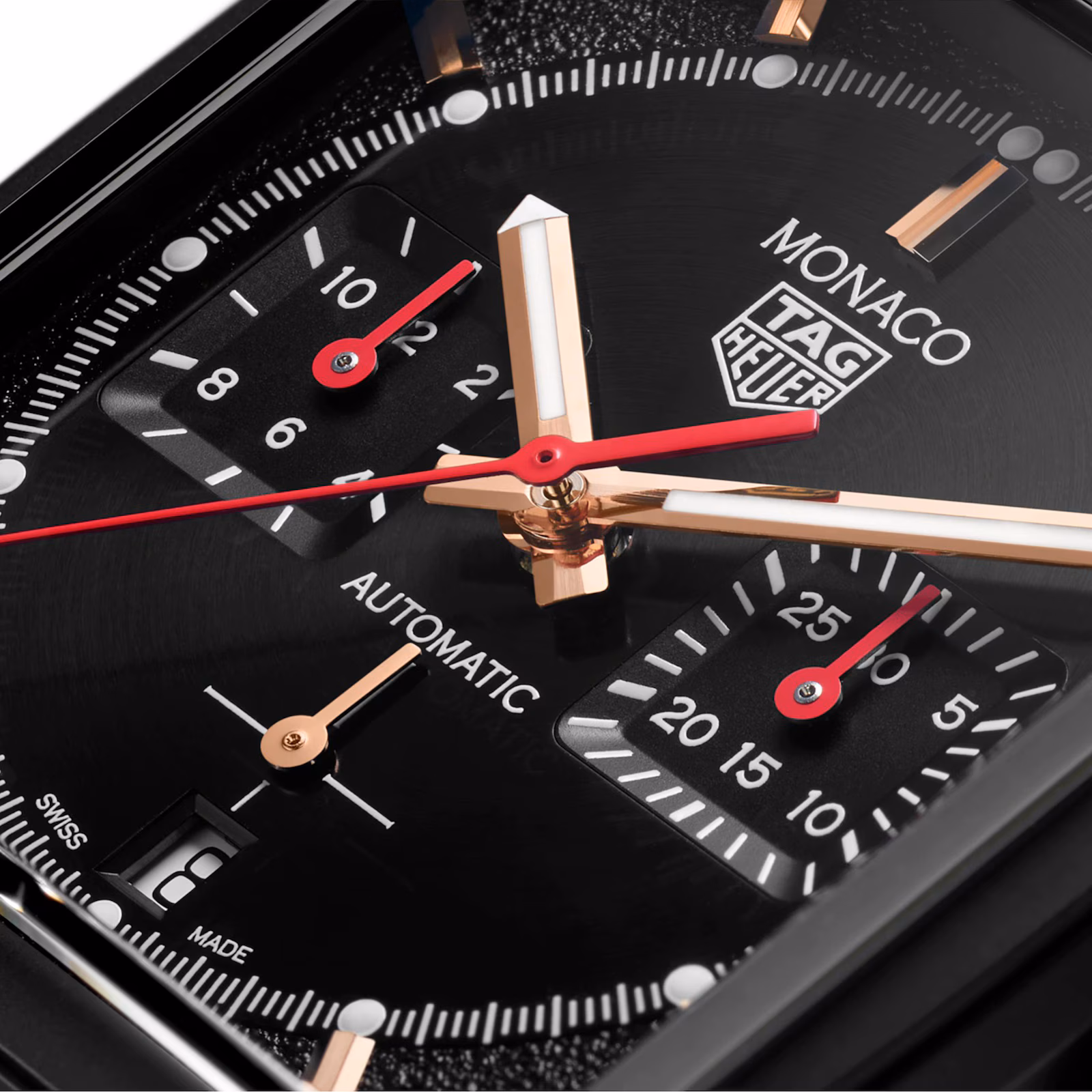 【Super Clone】TAG Heuer Monaco Dark Lord 39mm Mens Watch CBL2180.FC6497