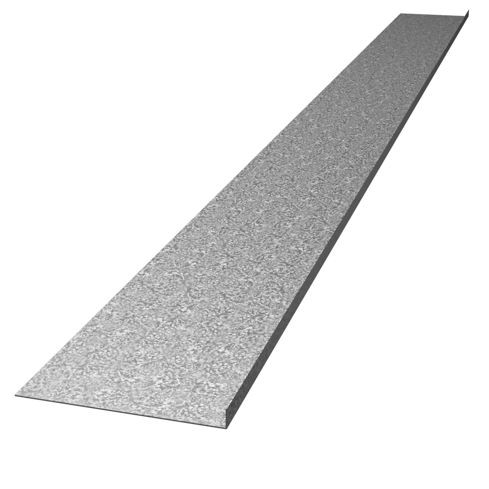 Able Sheet Metal 26 Gauge Galvanized Counter Flashing - 6 in x 10 ft