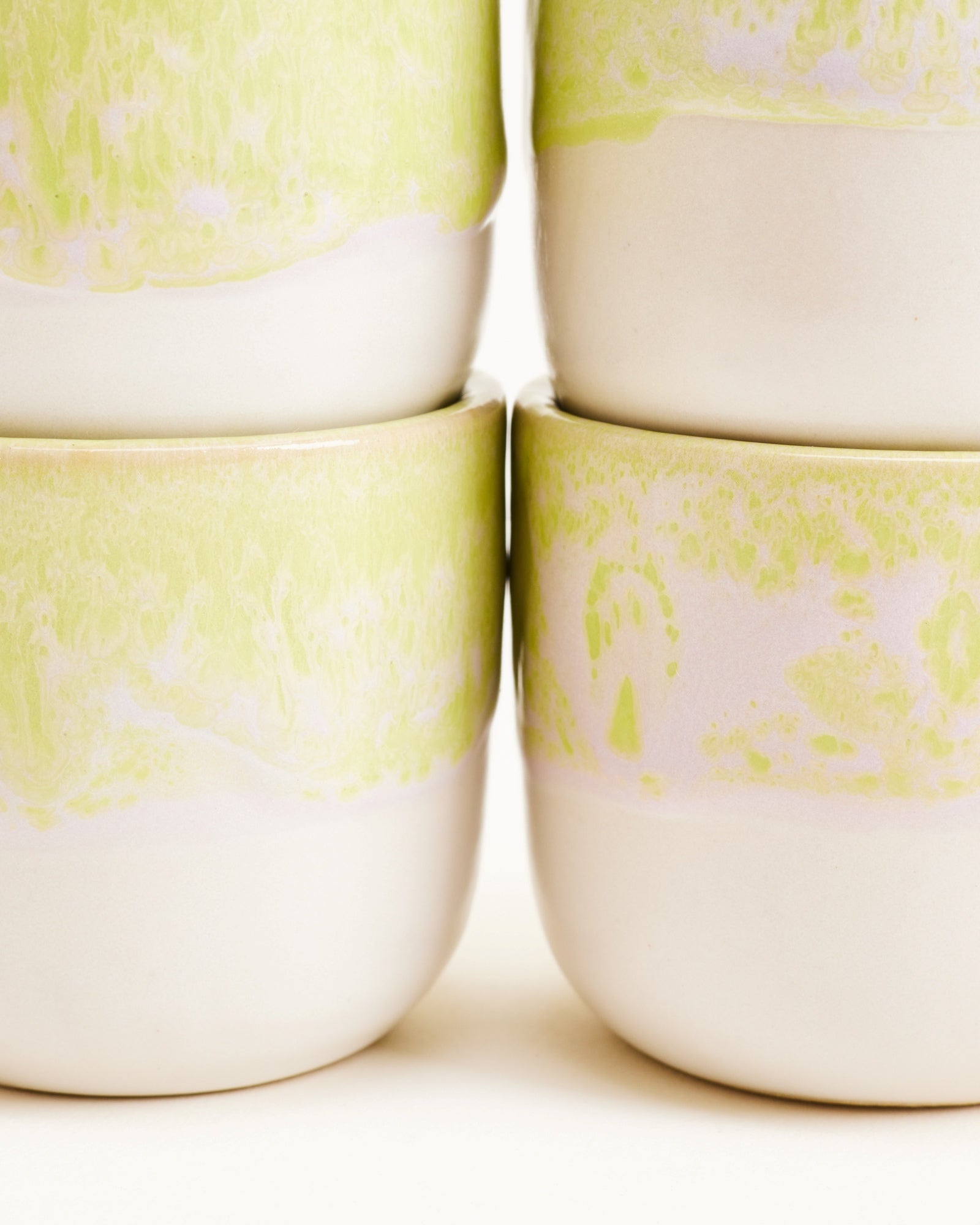 COIMBRA - SMALL CUP LIME SET OF 6