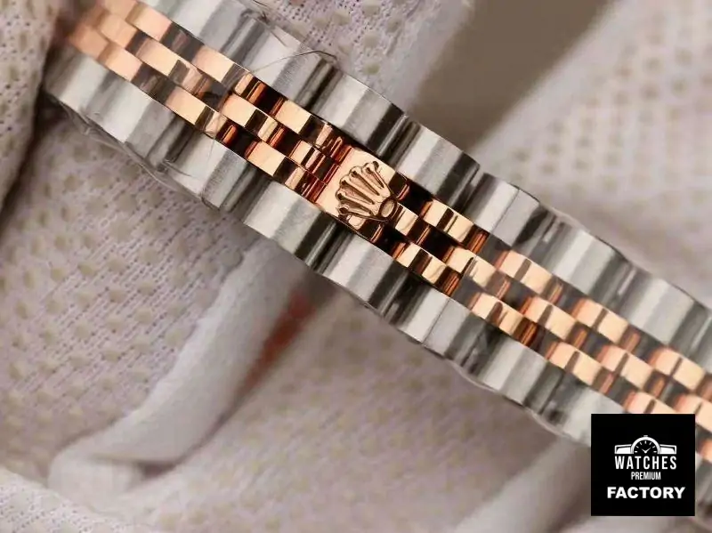 Rolex Lady Datejust Two Tone Bracelet 28MM Enamel Dial
