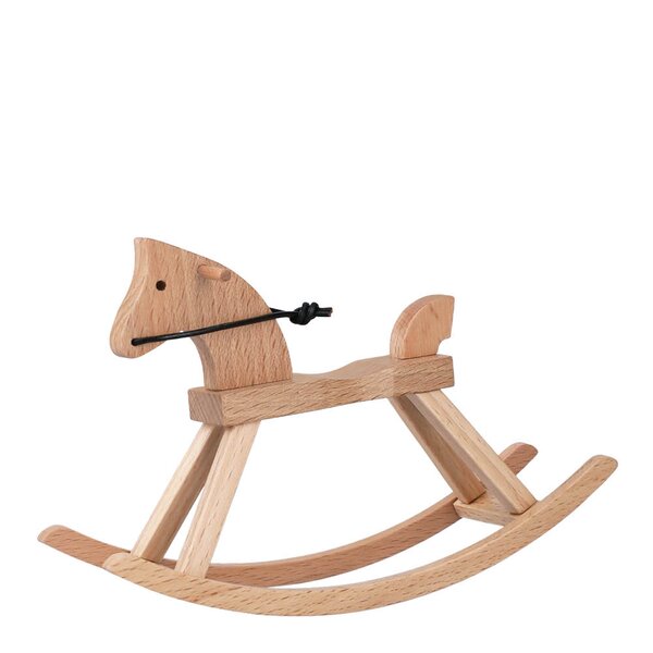 Gyngehest mini 13,5 cm bøk