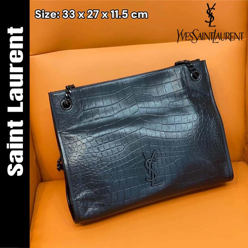 YSL【サンローラン】話題のNikiクロコ型押しバッグ 実用性とデザイン性を両立
