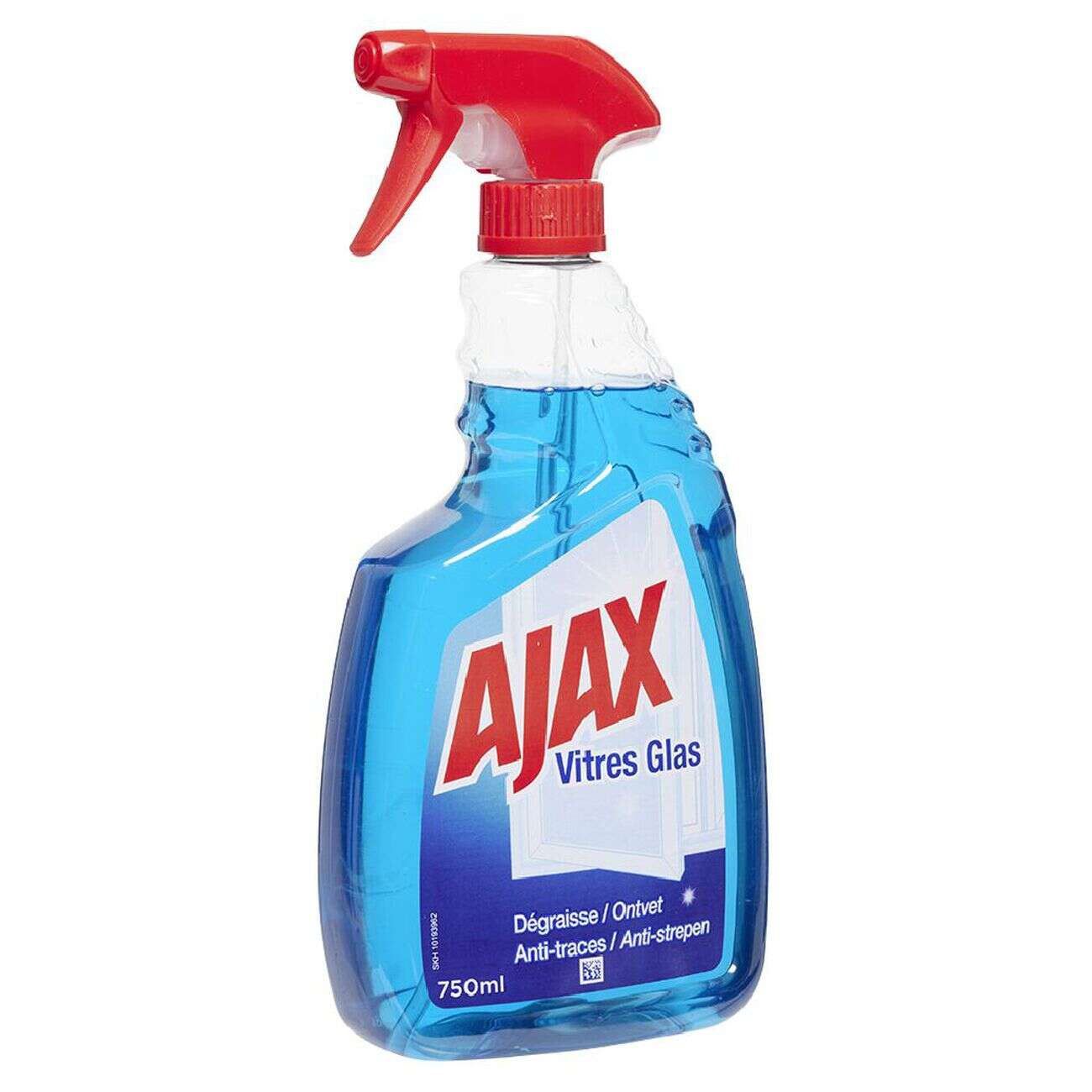 Spray Ajax pour vitres dégraissant et anti-traces 750 ml