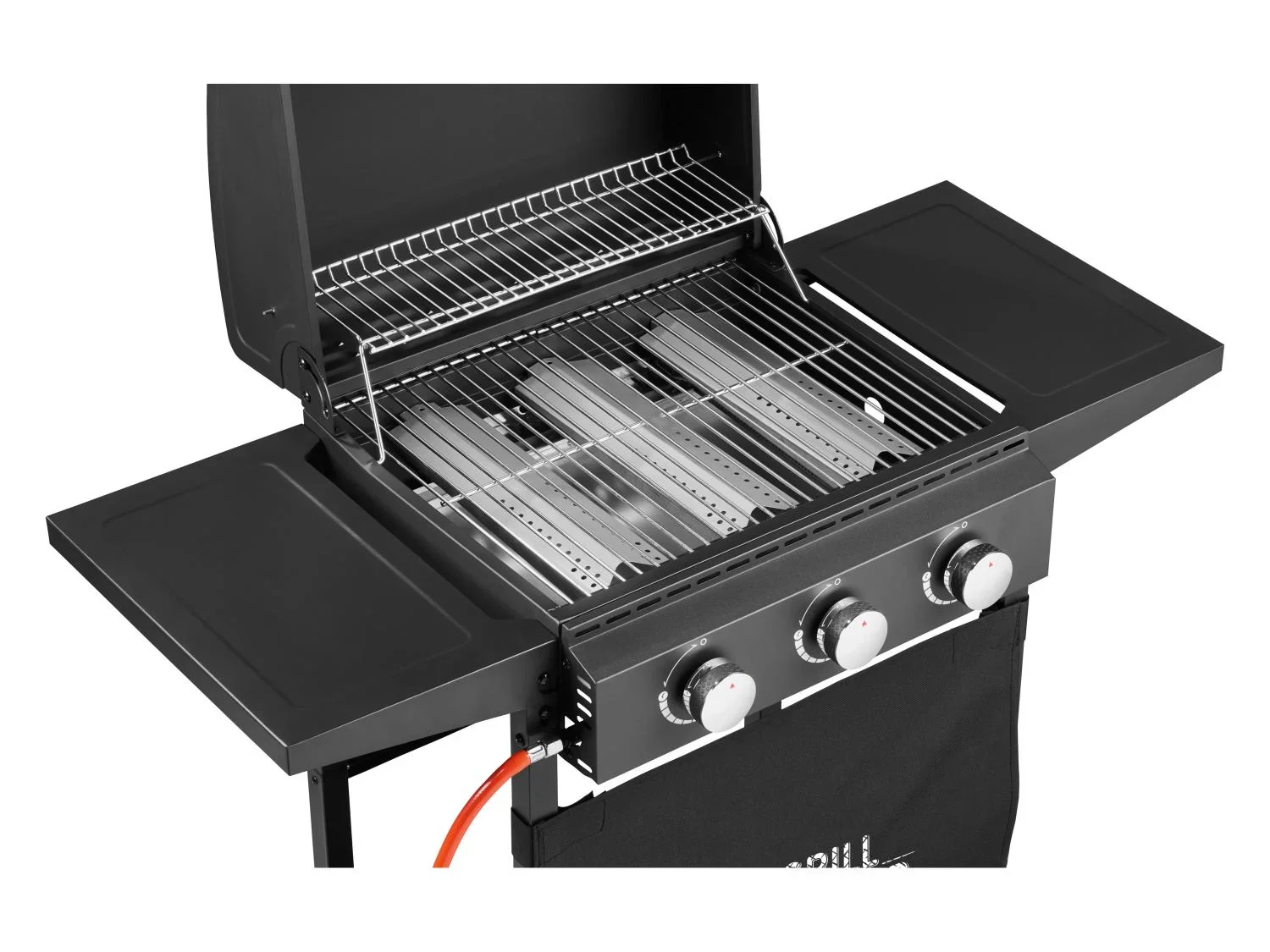 GRILLMEISTER Barbecue  gaz 3 brleurs, 48 x 39 cm, 9 kW