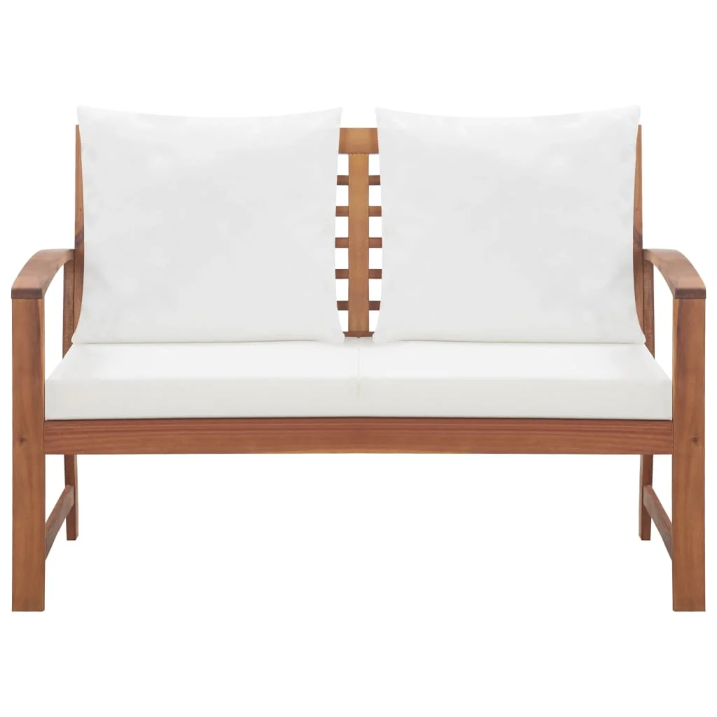 vidaXL Garden Sofa Set Warm Brown Solid Acacia wood Medium Durable