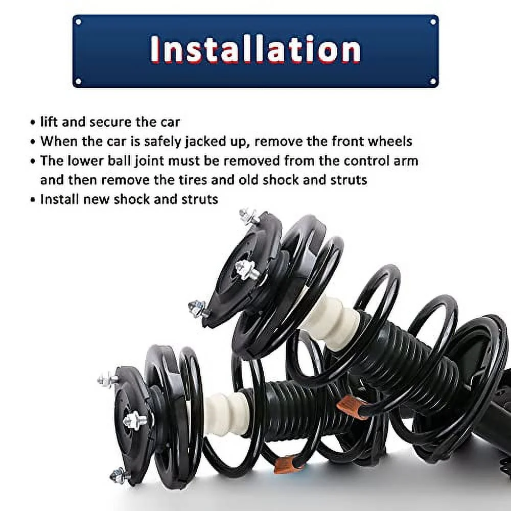 MOSTPLUS 171577L 171577R Front Pair Complete Strut Assemblies Compatible for Jeep Liberty 2002-2012/Dodge Nitro 2007-2011(Set of 2) - Image 9